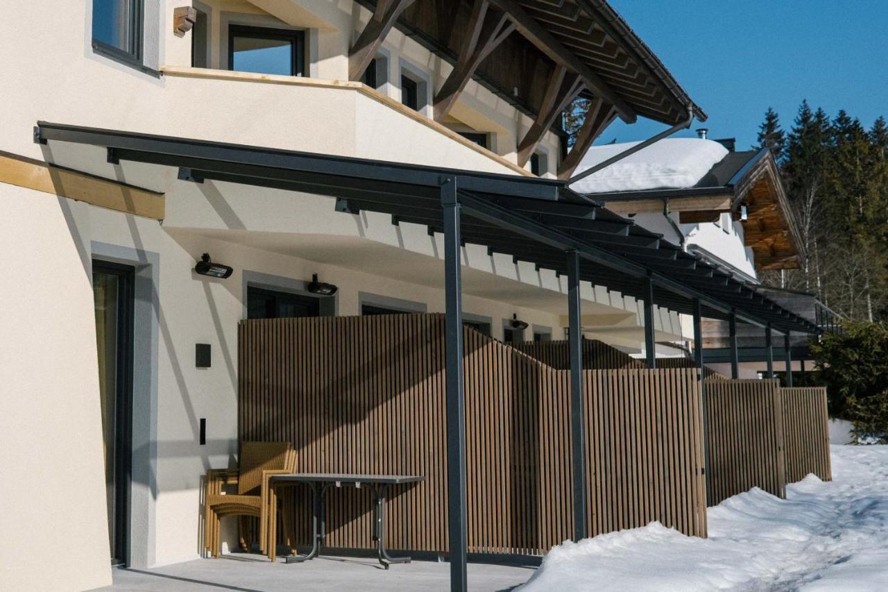 Forellenhof Appartements & Grossmutters Bungalow Leutasch Exterior photo